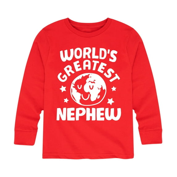 Instant Message - World's Greatest Nephew - Toddler And Youth Long Sleeve Graphic T-Shirt