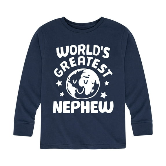 Instant Message - World's Greatest Nephew - Toddler And Youth Long Sleeve Graphic T-Shirt