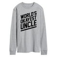 thumbnail image 1 of Instant Message - World's Greatest Uncle - Men's Long Sleeve T-Shirt, 1 of 6