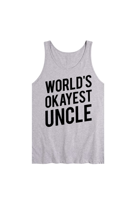 - World's Okayest Uncle - Men's Jersey Tank Top