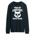 thumbnail image 1 of Instant Message - Worlds Coolest Papa Bear  - Men's Long Sleeve T-Shirt, 1 of 6