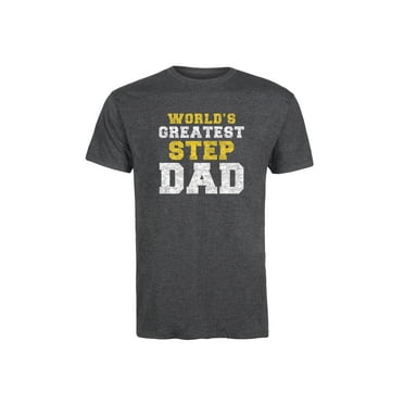 Instant Message - Worlds Greatest Step Dad - Men's Short Sleeve Graphic T-Shirt