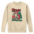 thumbnail image 1 of Instant Message - Wranglin Around The Tree - Men's Long Sleeve Crew Fleece Sweatshirt, 1 of 4
