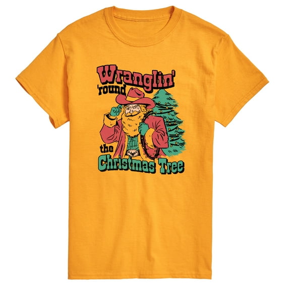 Instant Message - Wranglin Around The Tree - Men's Short Sleeve Graphic T-Shirt