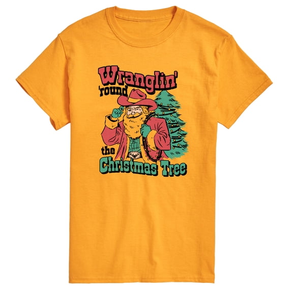 Instant Message - Wranglin Around The Tree - Men's Short Sleeve Graphic T-Shirt