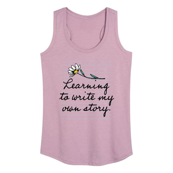 Instant Message - Write My Own Story - Women's Racerback Tank Top