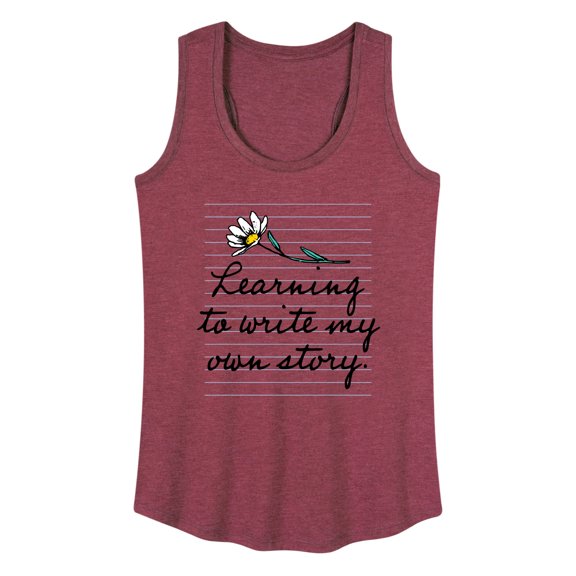 Instant Message - Write My Own Story - Women's Racerback Tank Top