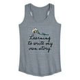 thumbnail image 1 of Instant Message - Write My Own Story - Women's Racerback Tank Top, 1 of 6
