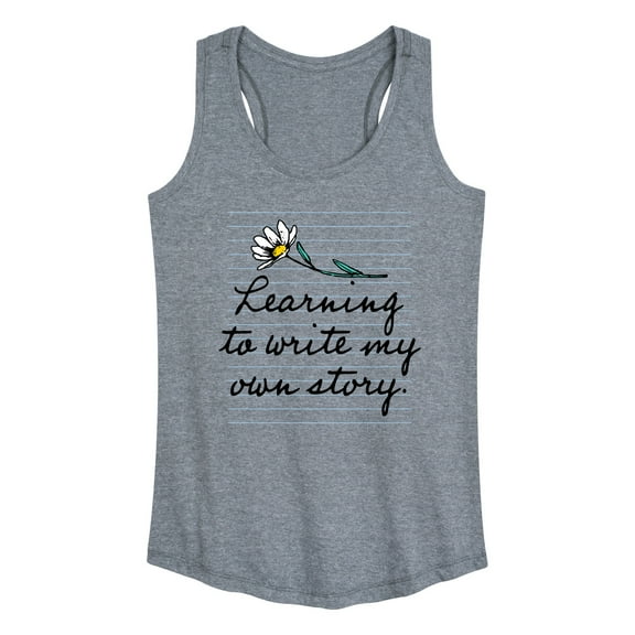 Instant Message - Write My Own Story - Women's Racerback Tank Top