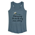 thumbnail image 1 of Instant Message - Write My Own Story - Women's Racerback Tank Top, 1 of 6
