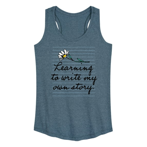Instant Message - Write My Own Story - Women's Racerback Tank Top