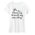 thumbnail image 1 of Instant Message - Write My Own Story - Women's Short Sleeve Graphic T-Shirt, 1 of 6