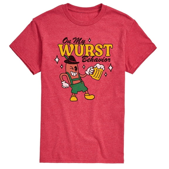 Instant Message - Wurst Behavior Fall Festival - Men's Short Sleeve Graphic T-Shirt