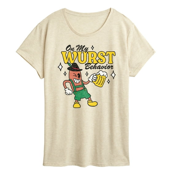 Instant Message - Wurst Behavior Fall Festival - Women's Short Sleeve Graphic T-Shirt
