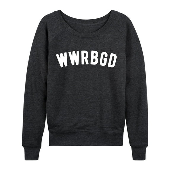 Instant Message - Wwrbgd - Women's and Women's Plus Size French Terry Long Sleeve Shirt