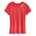 thumbnail image 1 of Instant Message - XOXO Neck Short Sleeve Graphic T-Shirt, 1 of 6