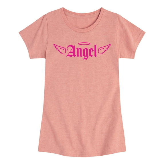 Instant Message - Y2K Angel With Wings - Toddler & Youth Girls Short Sleeve Graphic T-Shirt