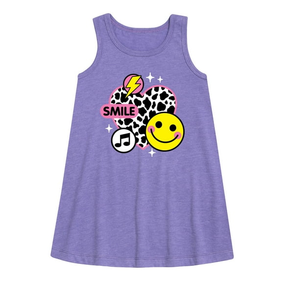 Instant Message - Y2K Heart - Toddler & Youth Girls A-line Dress