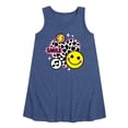 thumbnail image 1 of Instant Message - Y2K Heart - Toddler & Youth Girls A-line Dress, 1 of 6