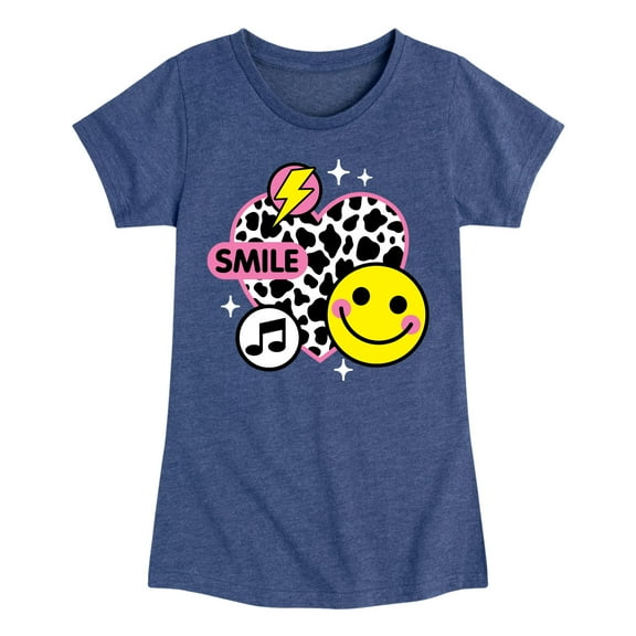 Instant Message - Y2K Heart - Toddler & Youth Girls Short Sleeve Graphic T-Shirt