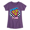 thumbnail image 1 of Instant Message - Y2K Pizza Slice - Toddler & Youth Girls Short Sleeve Graphic T-Shirt, 1 of 6