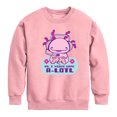 thumbnail image 1 of Instant Message - Ya, I Video Game A-Lotl - Toddler & Youth Crewneck Fleece Sweatshirt, 1 of 5