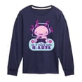thumbnail image 1 of Instant Message - Ya, I Video Game A-Lotl - Toddler & Youth Long Sleeve Graphic T-Shirt, 1 of 6