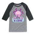 thumbnail image 1 of Instant Message - Ya, I Video Game A-Lotl - Toddler & Youth Raglan Graphic T-Shirt, 1 of 6