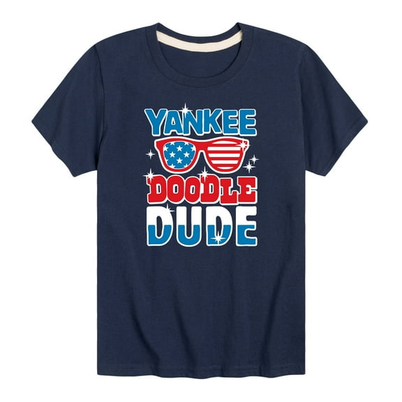 Instant Message - Yankee Doodle Dude - Toddler And Youth Short Sleeve T-Shirt