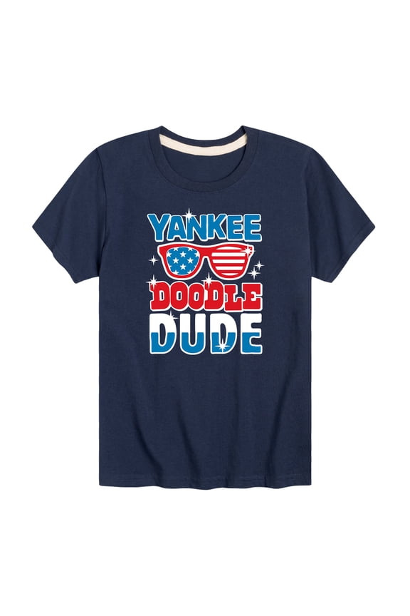 - Yankee Doodle Dude - Toddler And Youth Short Sleeve T-Shirt