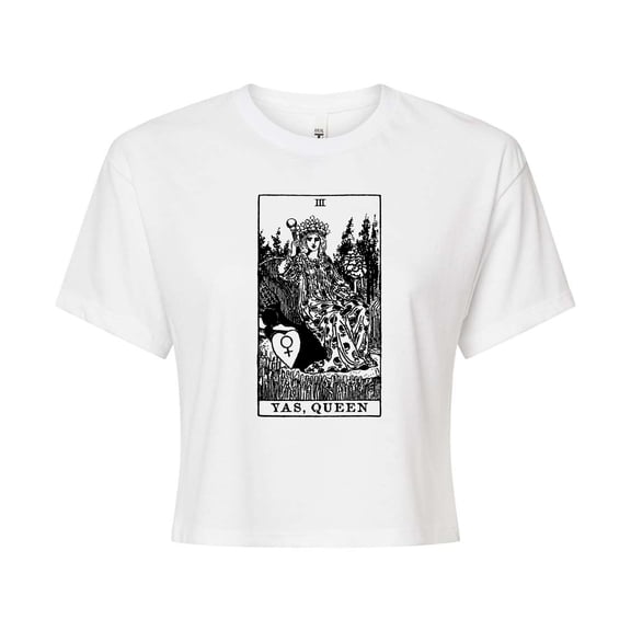 Instant Message - Yas Queen Tarot - Cropped Tee
