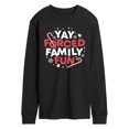 thumbnail image 1 of Instant Message - Yay Forced Family Fun - Men's Long Sleeve Graphic T-Shirt, 1 of 5