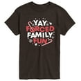 thumbnail image 1 of Instant Message - Yay Forced Family Fun - Men's Short Sleeve Graphic T-Shirt, 1 of 4