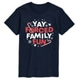 thumbnail image 1 of Instant Message - Yay Forced Family Fun - Men's Short Sleeve Graphic T-Shirt, 1 of 5