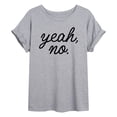 thumbnail image 1 of Instant Message - Yeah No Oversized Graphic T-Shirt, 1 of 5
