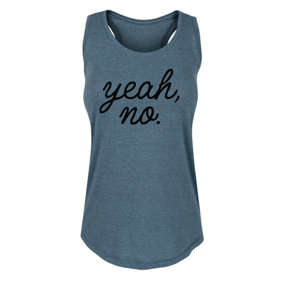 Instant Message - Yeah No - Women's Racerback Tank