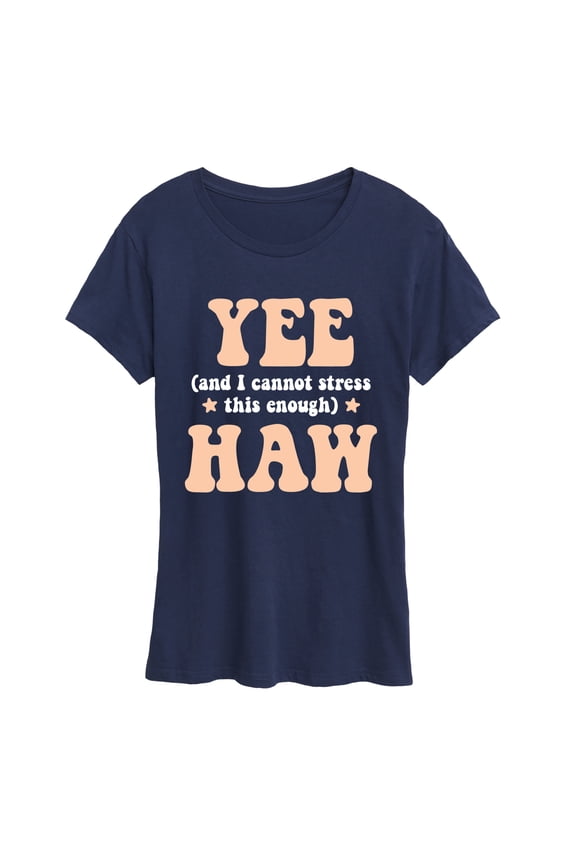 - Yee Cannot Stress This Enough Haw Short Sleeve Graphic T-Shirt