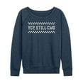 thumbnail image 1 of Instant Message - Yep Still Emo  - Women's Lightweight French Terry Long Sleeve Shirt, 1 of 6