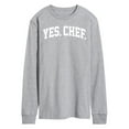 thumbnail image 1 of Instant Message - Yes Chef Collegiate - Men's Long Sleeve T-Shirt, 1 of 6