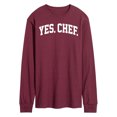 thumbnail image 1 of Instant Message - Yes Chef Collegiate - Men's Long Sleeve T-Shirt, 1 of 1