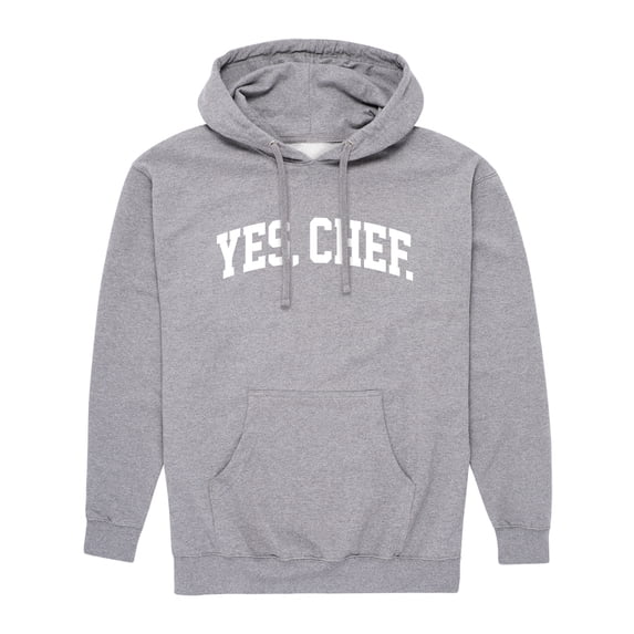 Instant Message - Yes Chef Collegiate - Men's Pullover Hooded Fleece Sweatshirt