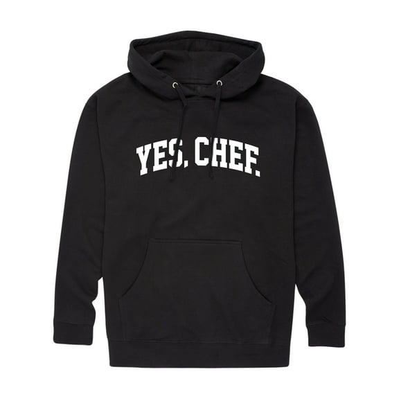 Instant Message - Yes Chef Collegiate - Men's Pullover Hooded Fleece Sweatshirt