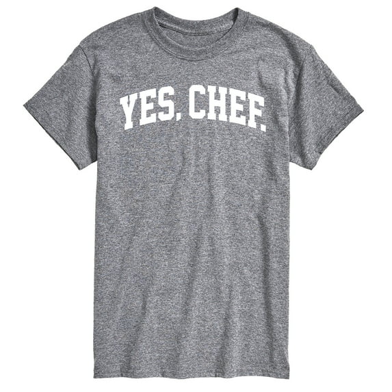 Instant Message - Yes Chef Collegiate - Men's Short Sleeve Graphic T-Shirt