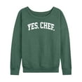 thumbnail image 1 of Instant Message - Yes Chef Collegiate - Women's Lightweight French Terry Long Sleeve Shirt, 1 of 6