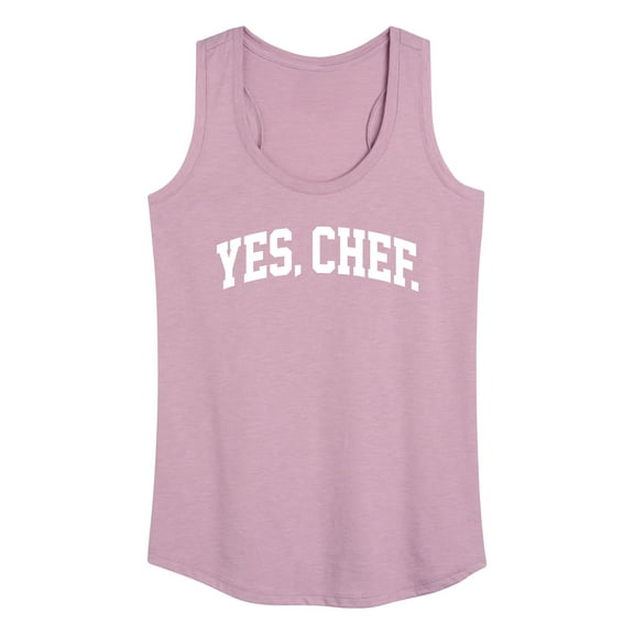 Instant Message - Yes Chef Collegiate - Women's Racerback Tank Top