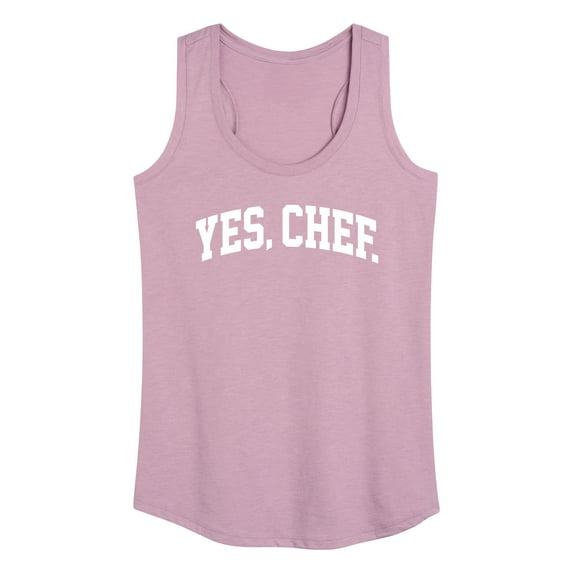 Instant Message - Yes Chef Collegiate - Women's Racerback Tank Top