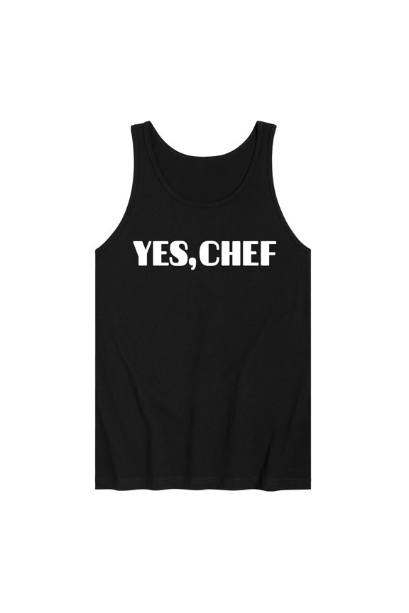 - Yes Chef Diner Font - Men's Jersey Tank Top
