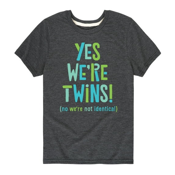 Instant Message - Yes We're Twins - Youth Short Sleeve Tee