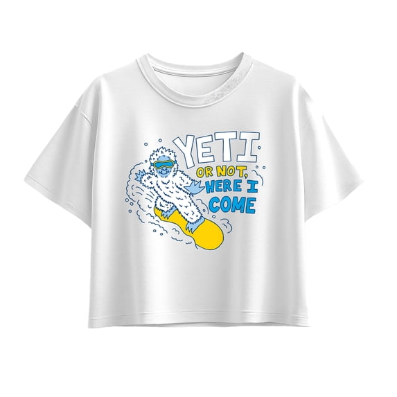 Instant Message - Yeti or Not, Here I Come - Youth Girls Boxy T-Shirt