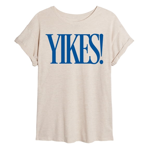 Instant Message - Yikes Oversized Graphic T-Shirt